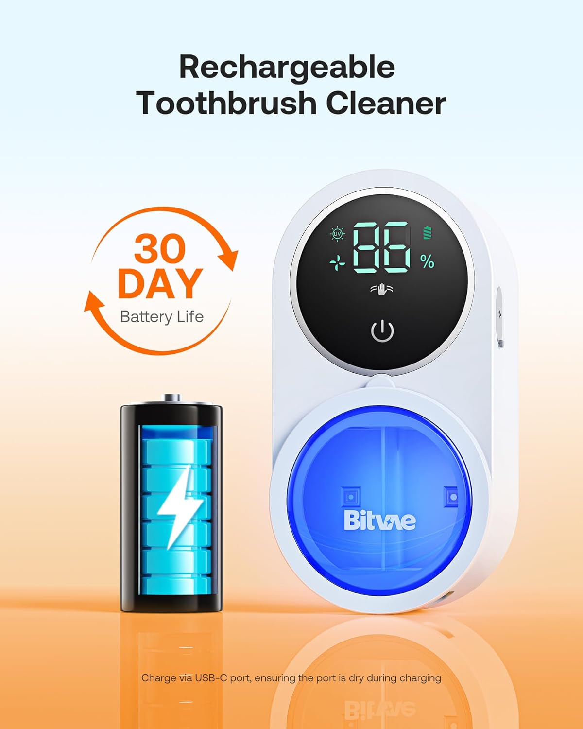 Athrolab UV‑C Toothbrush Sanitizer — Premium UV Sterilizer for Ultimate Oral Hygiene